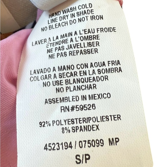 Isabella Rose Striped Pink and Black Bikini Set Size Small NWT - Picture 11 of 15